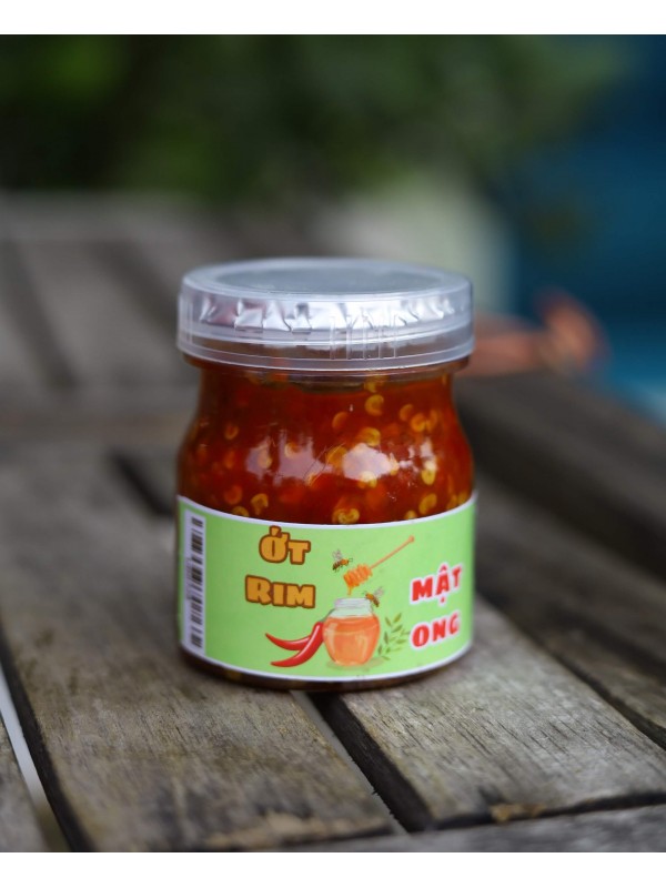 Ớt Rim Mật Ong Chai Mini Mã 728